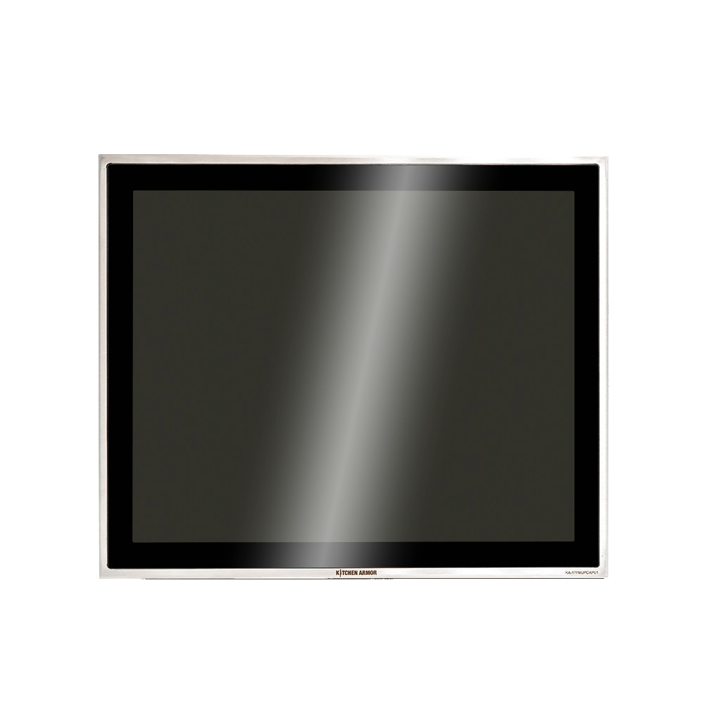 KA 1700 MONITOR 17 Kitchen Armor Touch Monitor With Stainless Steel   KA17FMJPCAP01 Front Updated 