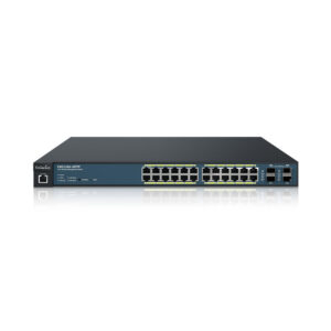 24-Port Managed Gigabit 410W POE + Switch (MAX 10 KA POE+ devices per switch)